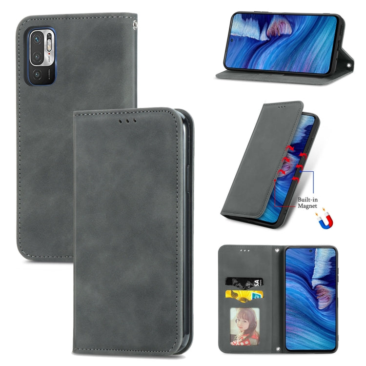 Retro Skin Feel Business Magnetic Horizontal Flip Leather Case with Holder & Card Slots & Wallet & Photo Frame, For Xiaomi Redmi K40 Gaming, For Xiaomi Redmi Note 10 JE, For Xiaomi Redmi Note 10 Pro 5G, For Huawei P50 Pro
