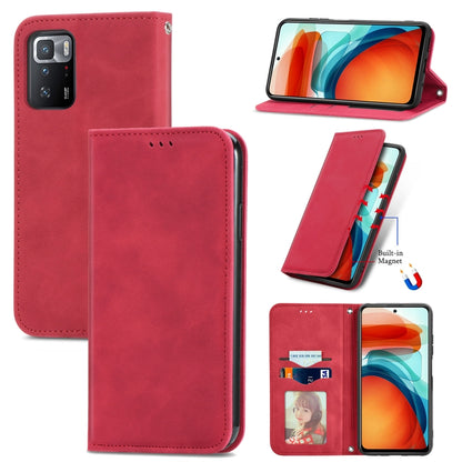 Retro Skin Feel Business Magnetic Horizontal Flip Leather Case with Holder & Card Slots & Wallet & Photo Frame, For Xiaomi Redmi K40 Gaming, For Xiaomi Redmi Note 10 JE, For Xiaomi Redmi Note 10 Pro 5G, For Huawei P50 Pro