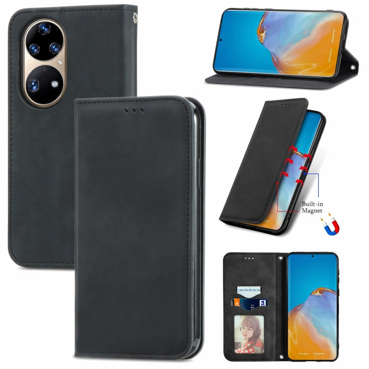Retro Skin Feel Business Magnetic Horizontal Flip Leather Case with Holder & Card Slots & Wallet & Photo Frame, For Xiaomi Redmi K40 Gaming, For Xiaomi Redmi Note 10 JE, For Xiaomi Redmi Note 10 Pro 5G, For Huawei P50 Pro