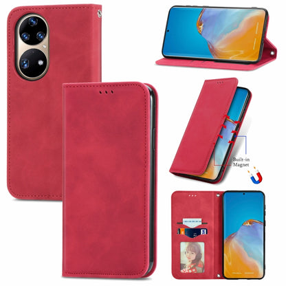 Retro Skin Feel Business Magnetic Horizontal Flip Leather Case with Holder & Card Slots & Wallet & Photo Frame, For Xiaomi Redmi K40 Gaming, For Xiaomi Redmi Note 10 JE, For Xiaomi Redmi Note 10 Pro 5G, For Huawei P50 Pro
