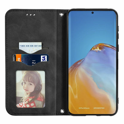 Retro Skin Feel Business Magnetic Horizontal Flip Leather Case with Holder & Card Slots & Wallet & Photo Frame, For Huawei P50, For Honor 50 SE, For Honor 50, For Honor Play 5T