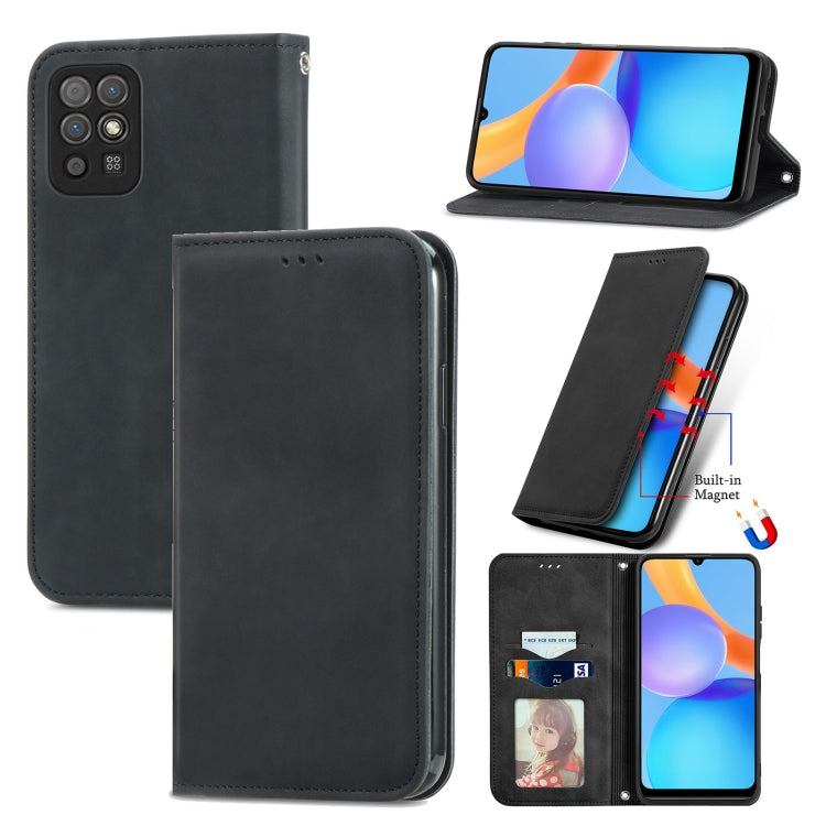 Retro Skin Feel Business Magnetic Horizontal Flip Leather Case with Holder & Card Slots & Wallet & Photo Frame, For Huawei P50, For Honor 50 SE, For Honor 50, For Honor Play 5T