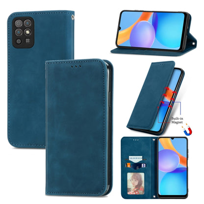 Retro Skin Feel Business Magnetic Horizontal Flip Leather Case with Holder & Card Slots & Wallet & Photo Frame, For Huawei P50, For Honor 50 SE, For Honor 50, For Honor Play 5T