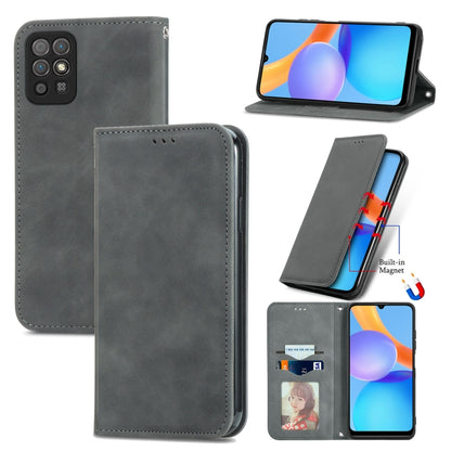 Retro Skin Feel Business Magnetic Horizontal Flip Leather Case with Holder & Card Slots & Wallet & Photo Frame, For Huawei P50, For Honor 50 SE, For Honor 50, For Honor Play 5T