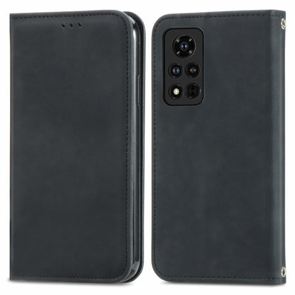 Retro Skin Feel Business Magnetic Horizontal Flip Leather Case with Holder & Card Slots & Wallet & Photo Frame, For Honor V40 5G, For Honor 50 Pro, For Samsung Galaxy F52, For OnePlus 9R
