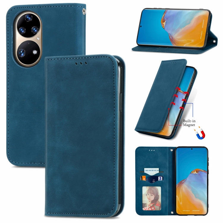 Retro Skin Feel Business Magnetic Horizontal Flip Leather Case with Holder & Card Slots & Wallet & Photo Frame, For Honor V40 5G, For Honor 50 Pro, For Samsung Galaxy F52, For OnePlus 9R