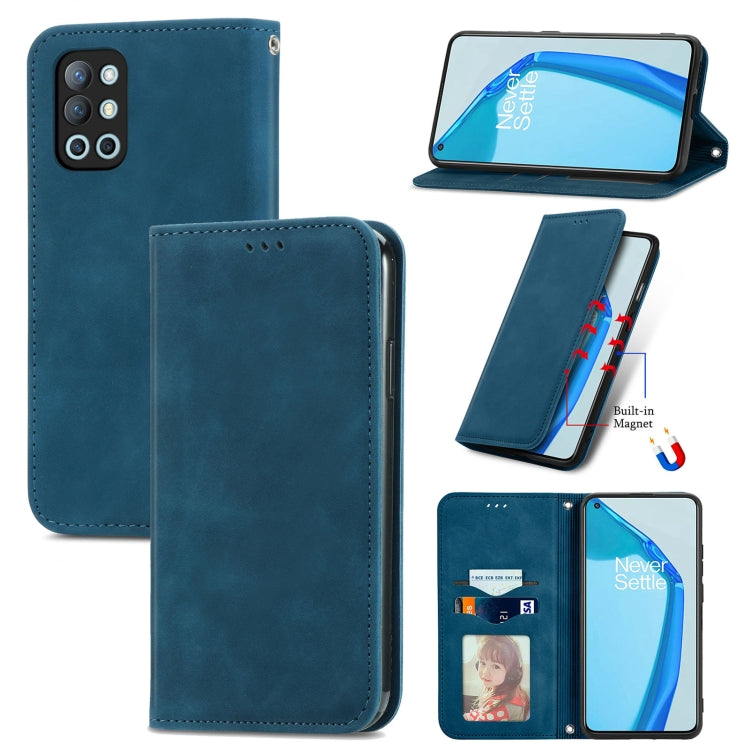 Retro Skin Feel Business Magnetic Horizontal Flip Leather Case with Holder & Card Slots & Wallet & Photo Frame, For Honor V40 5G, For Honor 50 Pro, For Samsung Galaxy F52, For OnePlus 9R