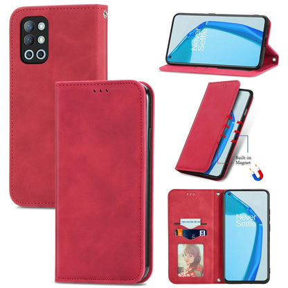 Retro Skin Feel Business Magnetic Horizontal Flip Leather Case with Holder & Card Slots & Wallet & Photo Frame, For Honor V40 5G, For Honor 50 Pro, For Samsung Galaxy F52, For OnePlus 9R