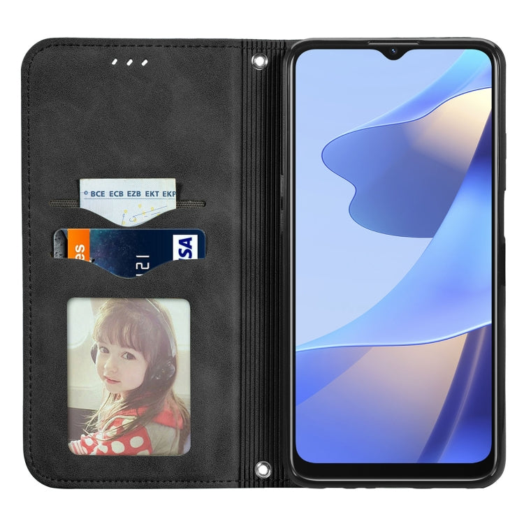 Retro Skin Feel Business Magnetic Horizontal Flip Leather Case with Holder & Card Slots & Wallet & Photo Frame, For OPPO A16, For Blackview A90