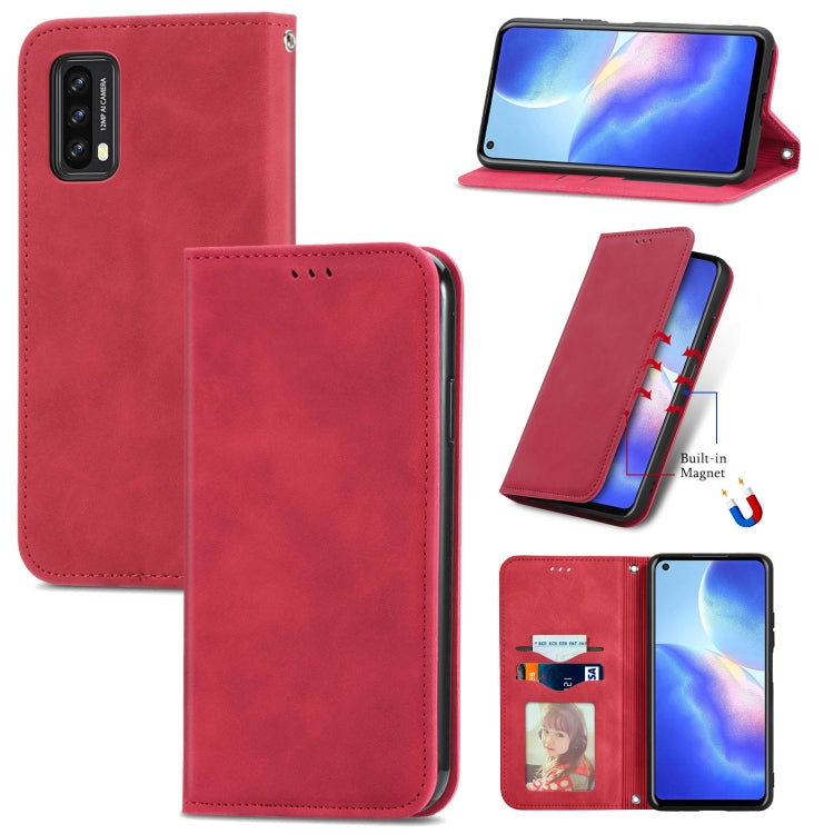 Retro Skin Feel Business Magnetic Horizontal Flip Leather Case with Holder & Card Slots & Wallet & Photo Frame, For OPPO A16, For Blackview A90