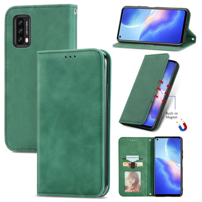 Retro Skin Feel Business Magnetic Horizontal Flip Leather Case with Holder & Card Slots & Wallet & Photo Frame, For OPPO A16, For Blackview A90
