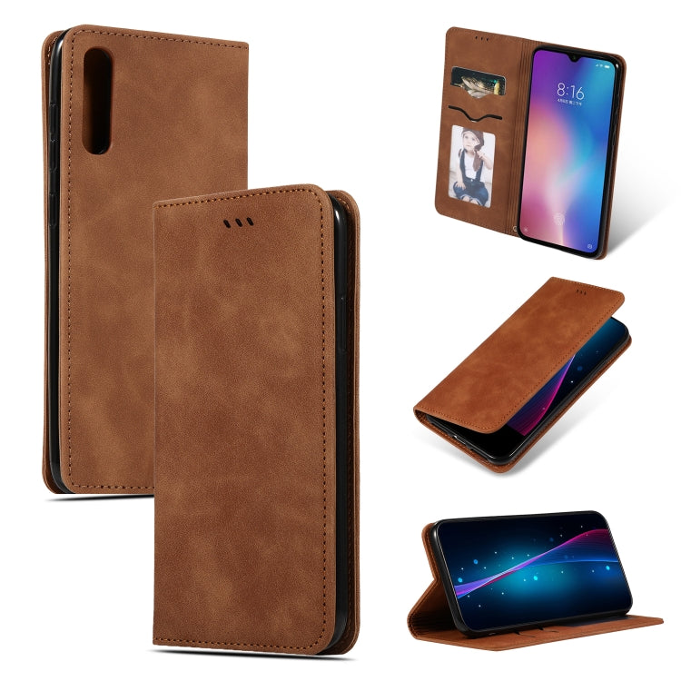 Retro Skin Feel Business Magnetic Horizontal Flip Leather Case for Xiaomi 9 SE, For Xiaomi Mi 9 SE