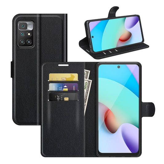 For Xiaomi Redmi 10 Litchi Texture Horizontal Flip Protective Case with Holder & Card Slots & Wallet, For Xiaomi Redmi 10