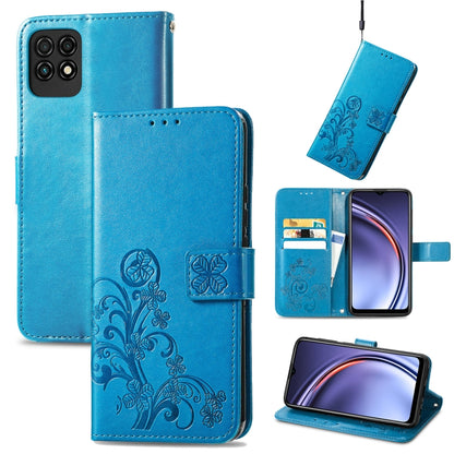 Four-leaf Clasp Embossed Buckle Mobile Phone Protection Leather Case with Lanyard & Card Slot & Wallet & Bracket Function, For Nokia  XR 20, For Nokia C01 Plus, For Huawei Maimang 10 SE, For Asus Zenfone 8 Flip