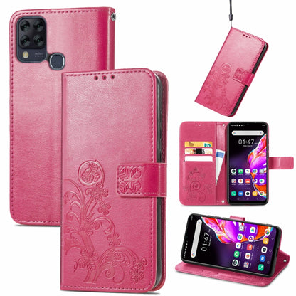 Four-leaf Clasp Embossed Buckle Mobile Phone Protection Leather Case with Lanyard & Card Slot & Wallet & Bracket Function, For Infinix Smart 5, For Infinix Note 10, For Infinix Note 8, For Infinix HOT 10T