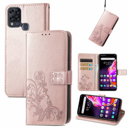 Four-leaf Clasp Embossed Buckle Mobile Phone Protection Leather Case with Lanyard & Card Slot & Wallet & Bracket Function, For Infinix Smart 5, For Infinix Note 10, For Infinix Note 8, For Infinix HOT 10T