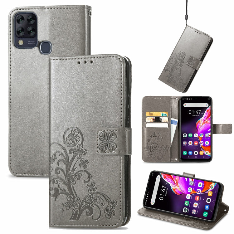 Four-leaf Clasp Embossed Buckle Mobile Phone Protection Leather Case with Lanyard & Card Slot & Wallet & Bracket Function, For Infinix Smart 5, For Infinix Note 10, For Infinix Note 8, For Infinix HOT 10T