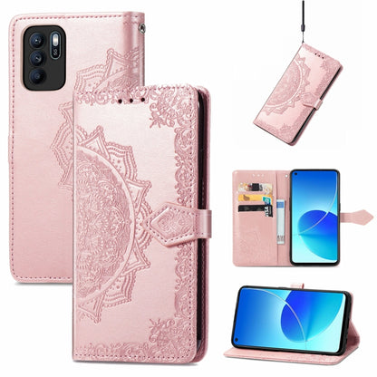 Mandala Embossing Pattern Horizontal Flip Leather Case with Holder & Card Slots & Wallet & Lanyard, For OPPO Reno6 Z, For OPPO Realme C20, For OPPO Realme GT Master, For vivo S7 E