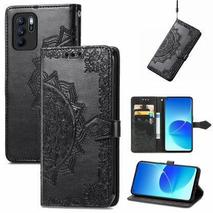 Mandala Embossing Pattern Horizontal Flip Leather Case with Holder & Card Slots & Wallet & Lanyard, For OPPO Reno6 Z, For OPPO Realme C20, For OPPO Realme GT Master, For vivo S7 E