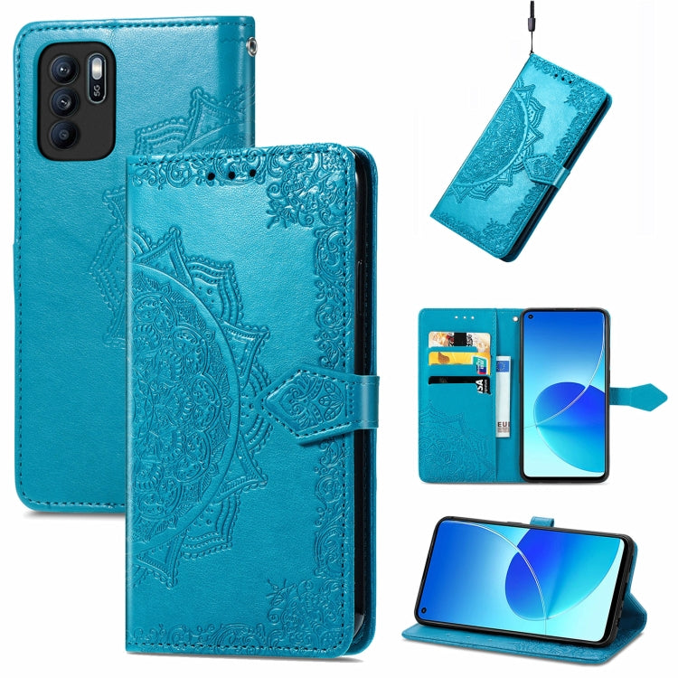 Mandala Embossing Pattern Horizontal Flip Leather Case with Holder & Card Slots & Wallet & Lanyard, For OPPO Reno6 Z, For OPPO Realme C20, For OPPO Realme GT Master, For vivo S7 E