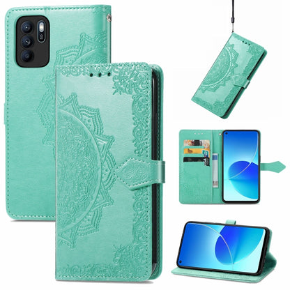 Mandala Embossing Pattern Horizontal Flip Leather Case with Holder & Card Slots & Wallet & Lanyard, For OPPO Reno6 Z, For OPPO Realme C20, For OPPO Realme GT Master, For vivo S7 E