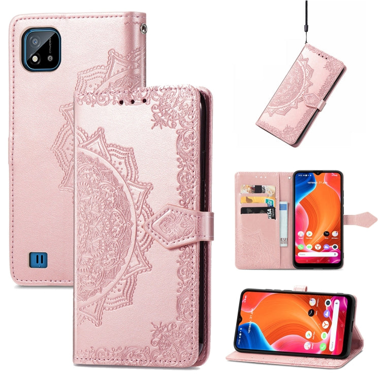 Mandala Embossing Pattern Horizontal Flip Leather Case with Holder & Card Slots & Wallet & Lanyard, For OPPO Reno6 Z, For OPPO Realme C20, For OPPO Realme GT Master, For vivo S7 E