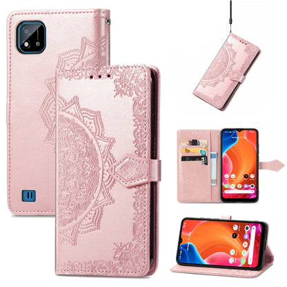 Mandala Embossing Pattern Horizontal Flip Leather Case with Holder & Card Slots & Wallet & Lanyard, For OPPO Reno6 Z, For OPPO Realme C20, For OPPO Realme GT Master, For vivo S7 E