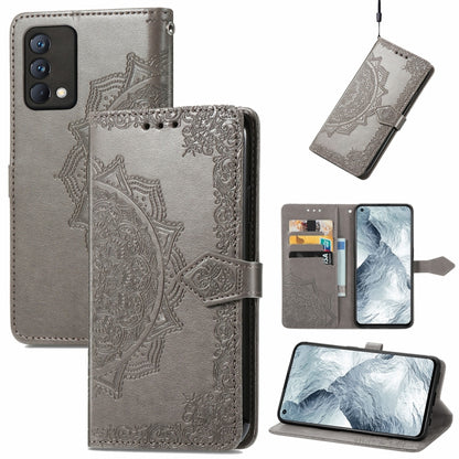 Mandala Embossing Pattern Horizontal Flip Leather Case with Holder & Card Slots & Wallet & Lanyard, For OPPO Reno6 Z, For OPPO Realme C20, For OPPO Realme GT Master, For vivo S7 E