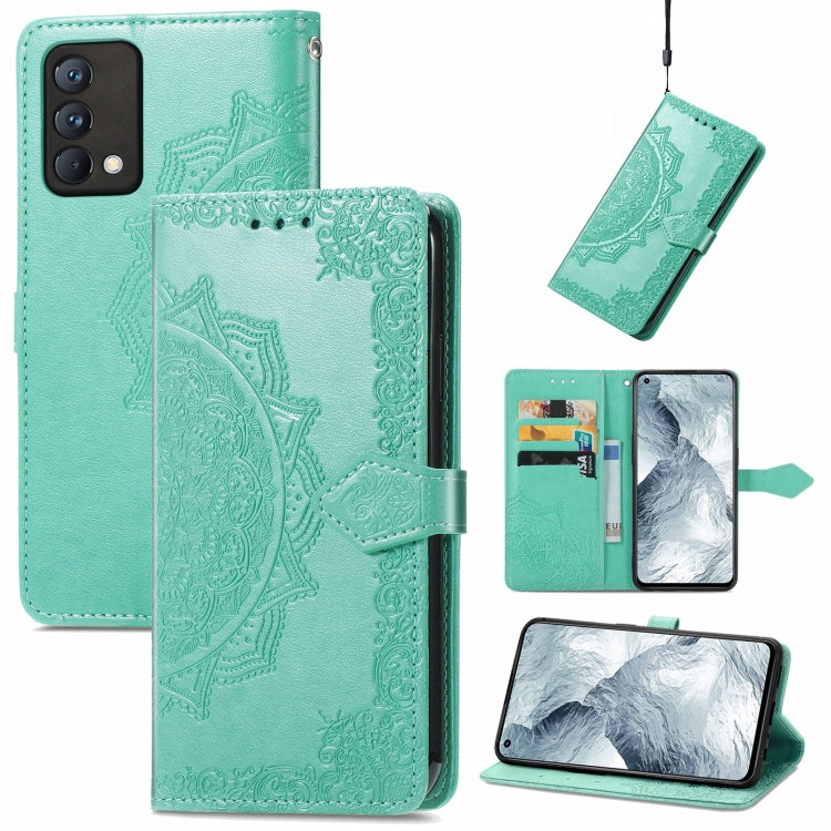 Mandala Embossing Pattern Horizontal Flip Leather Case with Holder & Card Slots & Wallet & Lanyard, For OPPO Reno6 Z, For OPPO Realme C20, For OPPO Realme GT Master, For vivo S7 E