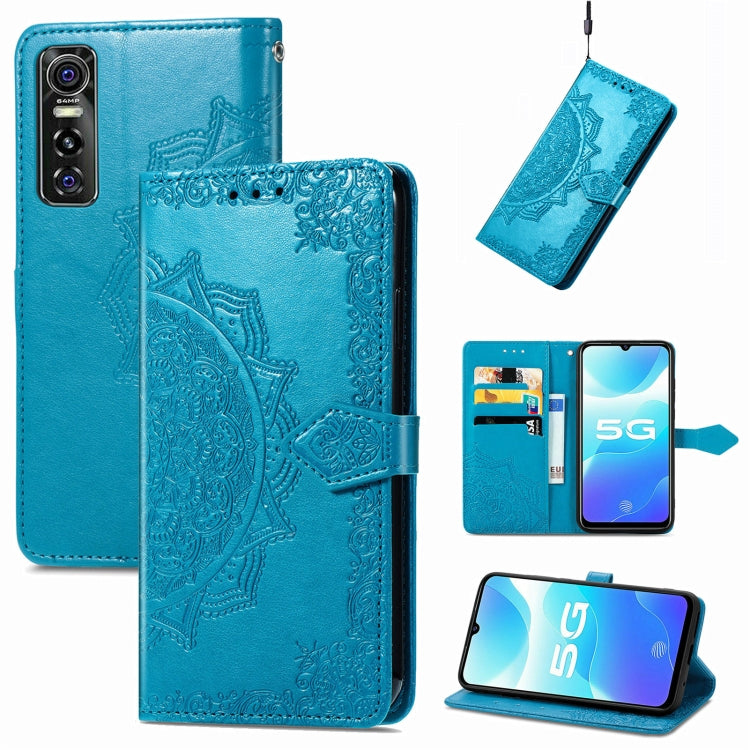 Mandala Embossing Pattern Horizontal Flip Leather Case with Holder & Card Slots & Wallet & Lanyard, For OPPO Reno6 Z, For OPPO Realme C20, For OPPO Realme GT Master, For vivo S7 E
