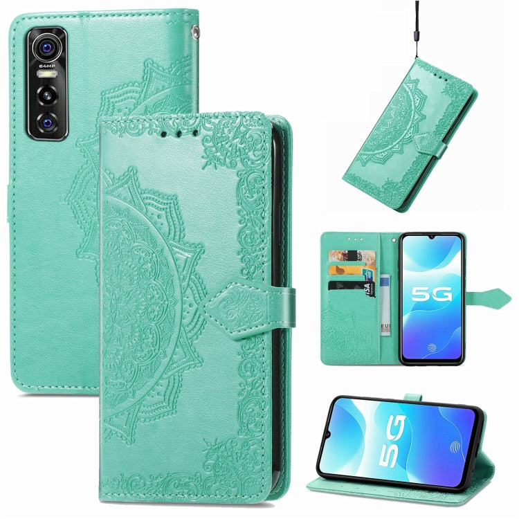 Mandala Embossing Pattern Horizontal Flip Leather Case with Holder & Card Slots & Wallet & Lanyard, For OPPO Reno6 Z, For OPPO Realme C20, For OPPO Realme GT Master, For vivo S7 E