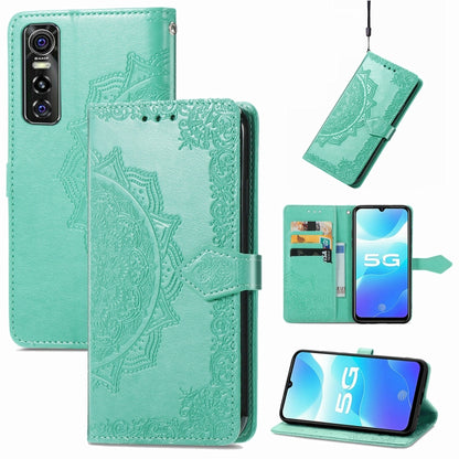 Mandala Embossing Pattern Horizontal Flip Leather Case with Holder & Card Slots & Wallet & Lanyard, For OPPO Reno6 Z, For OPPO Realme C20, For OPPO Realme GT Master, For vivo S7 E