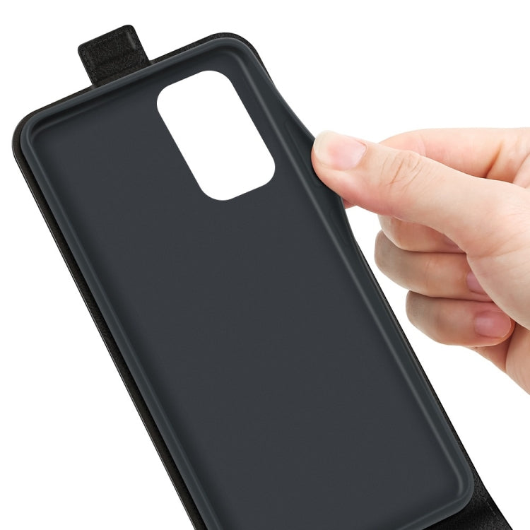 For OPPO Reno6 4G R64 Texture Vertical Flip Leather Case with Card Slots & Photo Frame, For OPPO Reno6 4G
