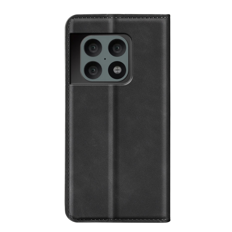 For OnePlus 10 Pro 5G Retro-skin Magnetic Suction Phone Leather Case with Holder & Card Slots & Wallet, For OnePlus 10 Pro 5G