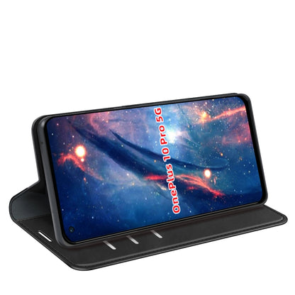 For OnePlus 10 Pro 5G Retro-skin Magnetic Suction Phone Leather Case with Holder & Card Slots & Wallet, For OnePlus 10 Pro 5G