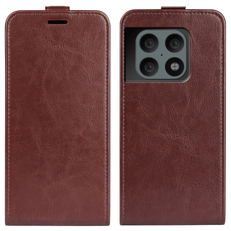 For OnePlus 10 Pro 5G  R64 Texture Single Vertical Flip Leather Phone Protective Case with Card Slots & Photo Frame, For OnePlus 10 Pro 5G