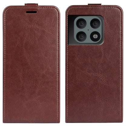 For OnePlus 10 Pro 5G  R64 Texture Single Vertical Flip Leather Phone Protective Case with Card Slots & Photo Frame, For OnePlus 10 Pro 5G