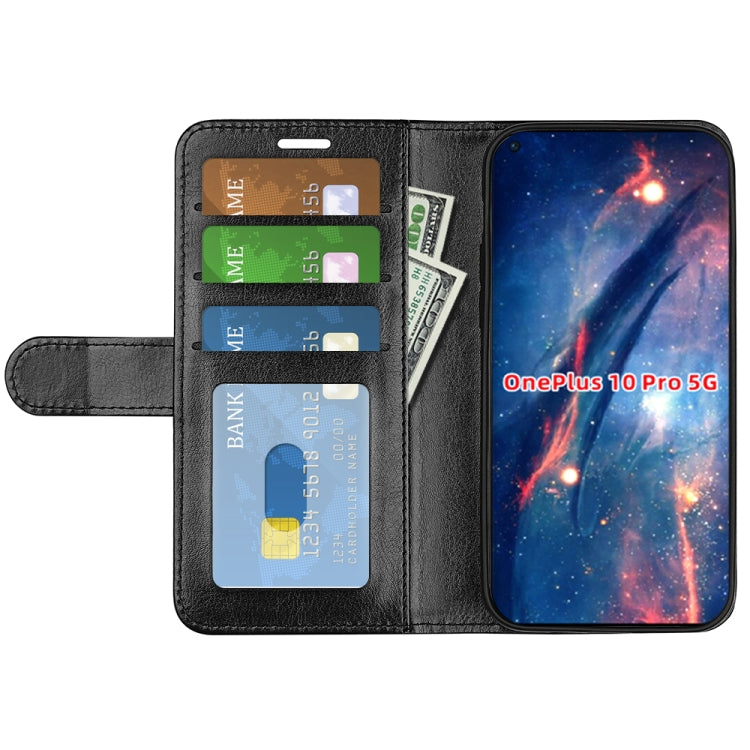 For  OnePlus 10 Pro 5G R64 Texture Single Horizontal Flip Phone Protective Case with Holder & Card Slots & Wallet& Photo Frame, For OnePlus 10 Pro 5G