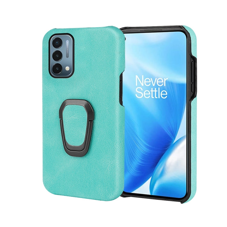 For OnePlus Nord N200 5G Ring Holder PU Phone Case, For OnePlus Nord N200 5G
