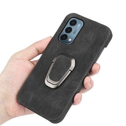 For OnePlus Nord N200 5G Ring Holder PU Phone Case, For OnePlus Nord N200 5G