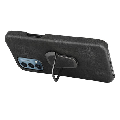 For OnePlus Nord N200 5G Ring Holder PU Phone Case, For OnePlus Nord N200 5G