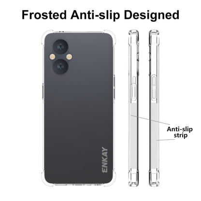 ENKAY Transparent TPU Shockproof Case, For OnePlus Nord N20 5G, For OnePlus 10 Pro 5G