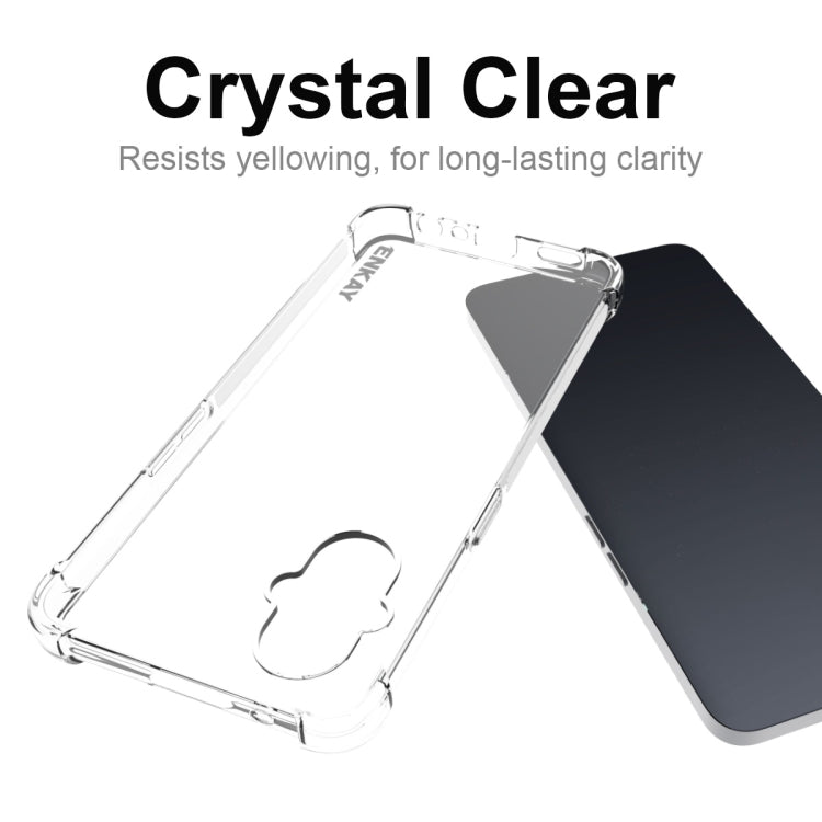 ENKAY Transparent TPU Shockproof Case, For OnePlus Nord N20 5G, For OnePlus 10 Pro 5G