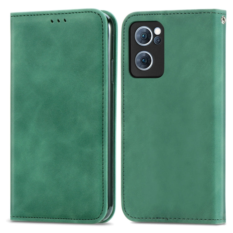 Retro Skin Feel Magnetic Flip Leather Case, For OPPO Reno7 5G, For OPPO Reno7 Pro 5G, For OPPO A16K, For vivo Y76s