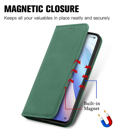 Retro Skin Feel Magnetic Flip Leather Case, For OPPO Reno7 5G, For OPPO Reno7 Pro 5G, For OPPO A16K, For vivo Y76s