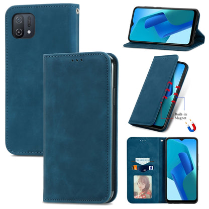 Retro Skin Feel Magnetic Flip Leather Case, For OPPO Reno7 5G, For OPPO Reno7 Pro 5G, For OPPO A16K, For vivo Y76s
