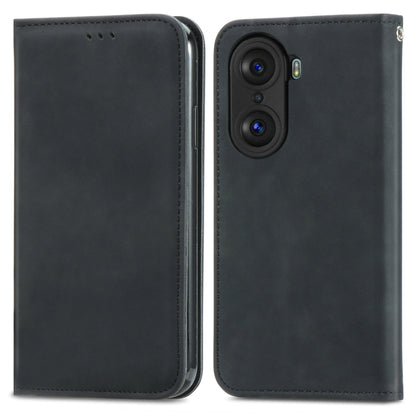 Retro Skin Feel Magnetic Horizontal Flip Leather Phone Case, For Honor 60 Pro, For TCL 10L, For TCL 20 XE, For TCL 20B