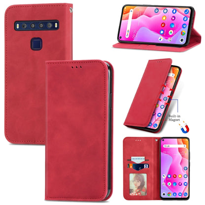 Retro Skin Feel Magnetic Horizontal Flip Leather Phone Case, For Honor 60 Pro, For TCL 10L, For TCL 20 XE, For TCL 20B