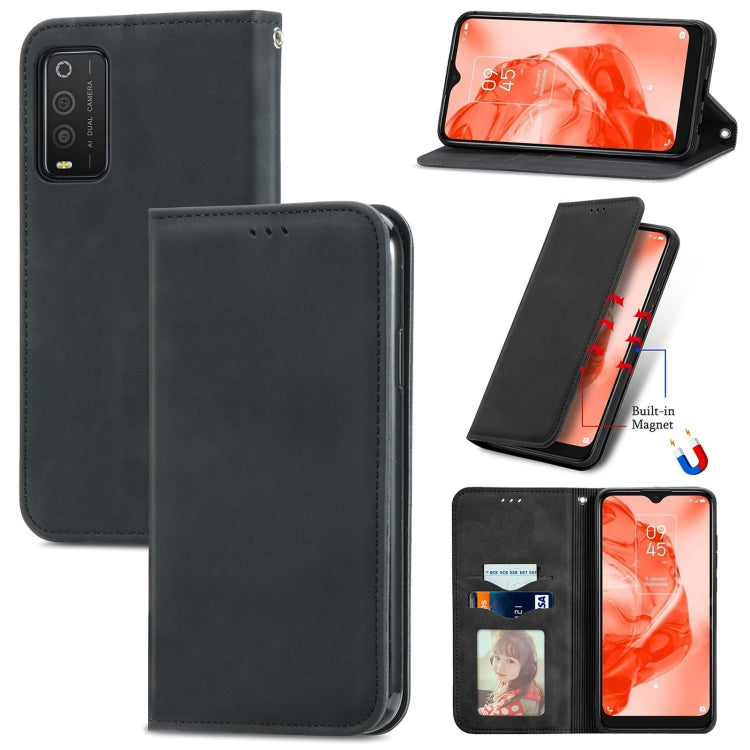 Retro Skin Feel Magnetic Horizontal Flip Leather Phone Case, For TCL 205, For OnePlus 10 Pro