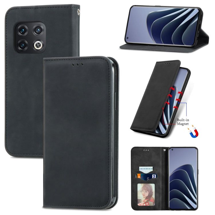 Retro Skin Feel Magnetic Horizontal Flip Leather Phone Case, For TCL 205, For OnePlus 10 Pro